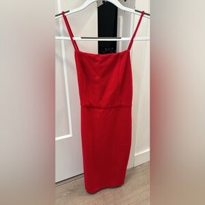 Red mini dress xs